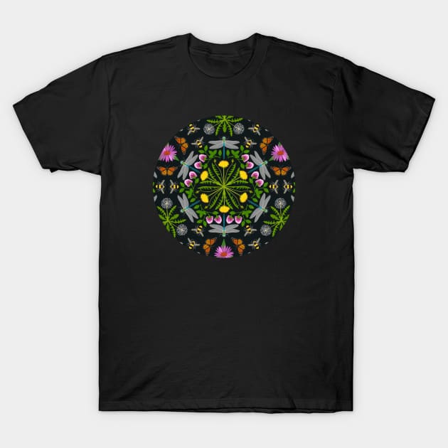 Nature mandala T-Shirt by Jennifer Ladd